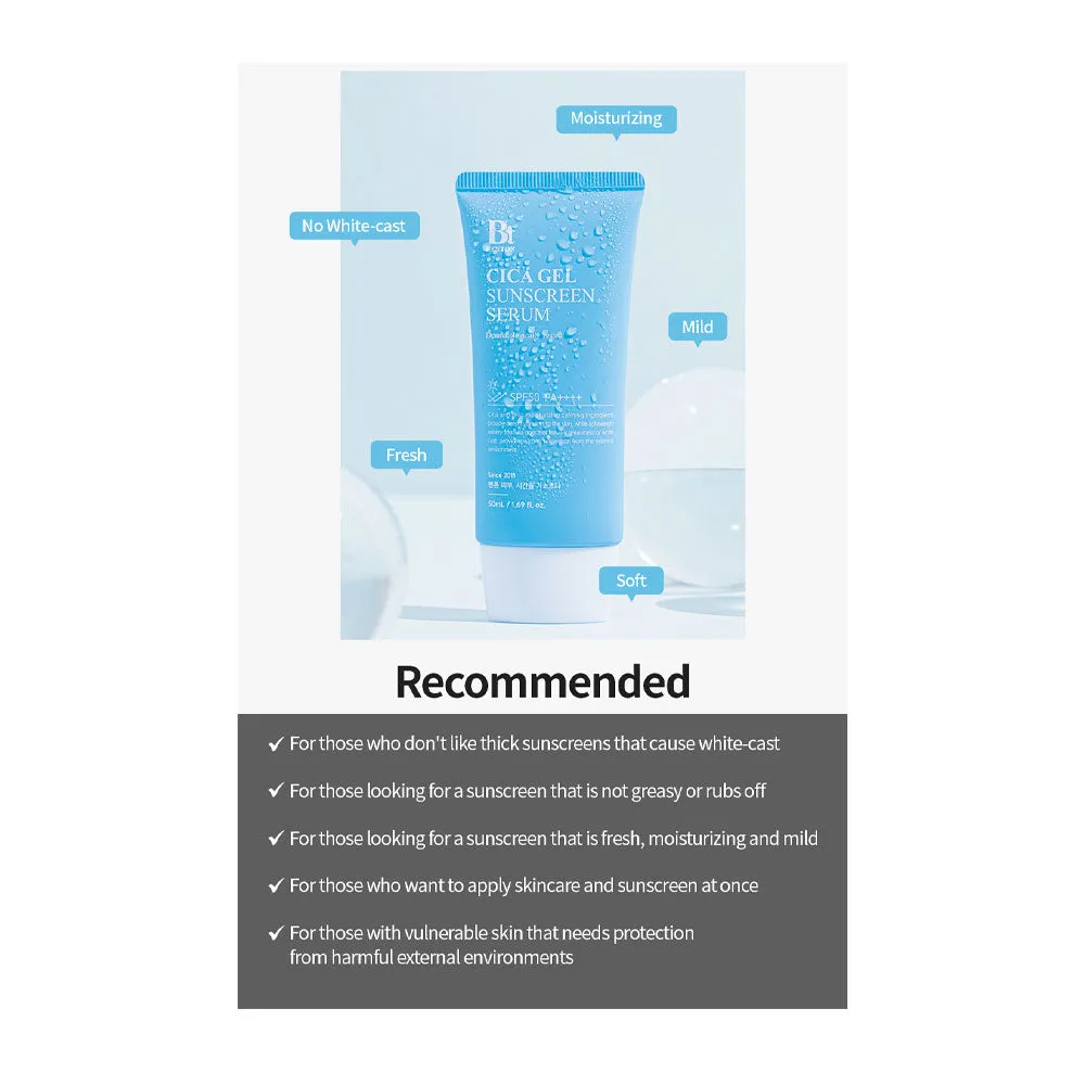 CICA Gel Sunscreen Serum SPF50 PA    