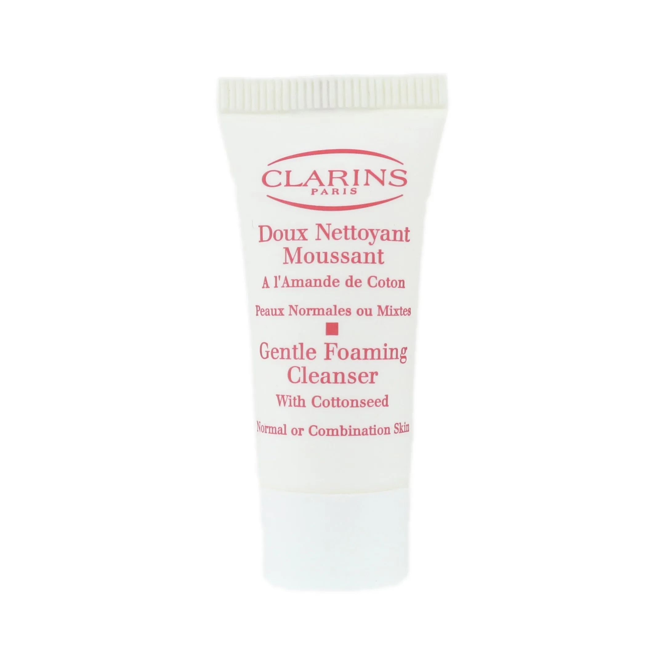 Clarins Gentle Foaming Cleanser With Cottonseed Sample 0.17Oz/5ml New In Box