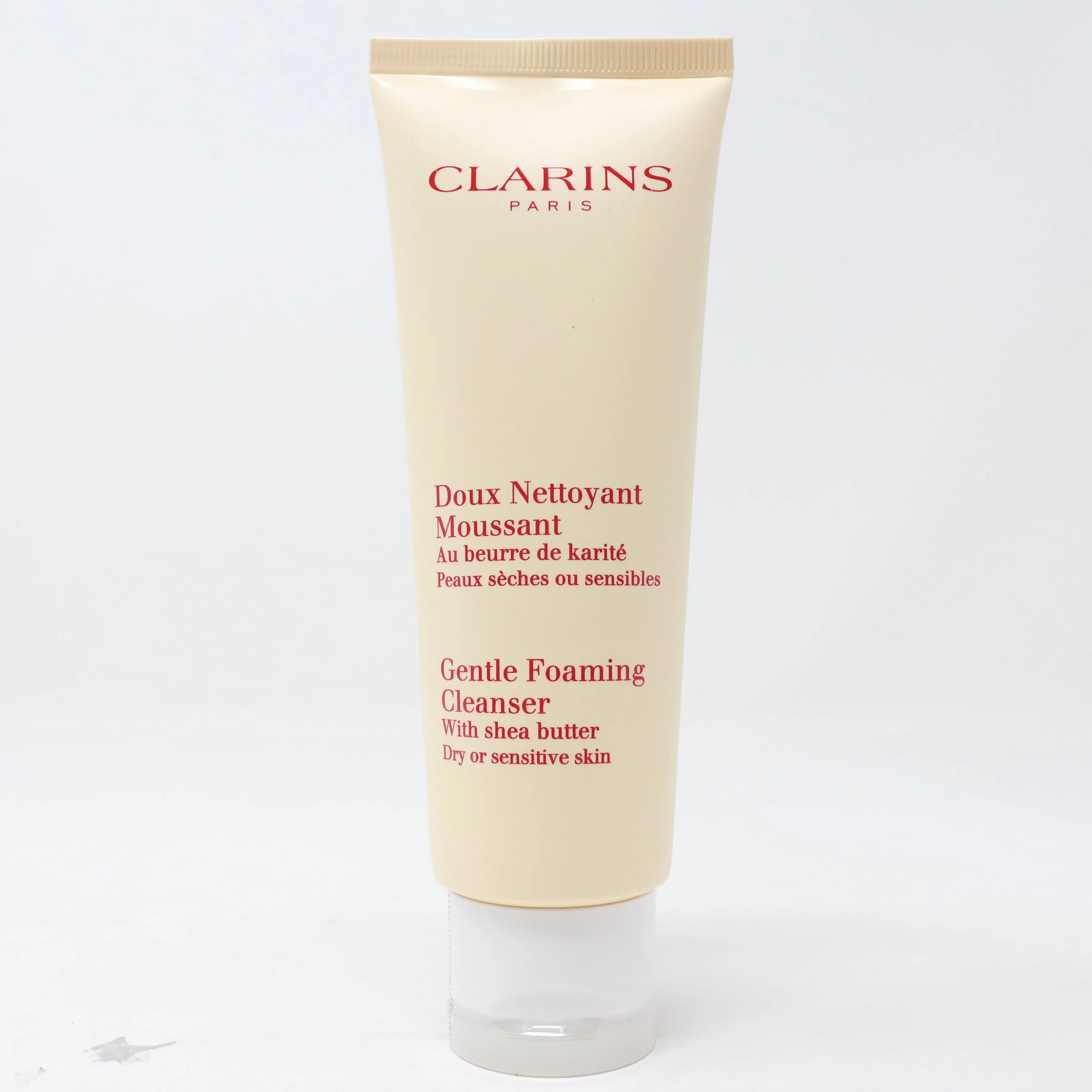 Clarins Gentle Foaming Cleanser With Shea Butter  4.4oz/125ml New