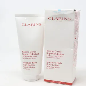 Clarins Moisture-Rich Body Lotion  6.5oz/200ml New With Box