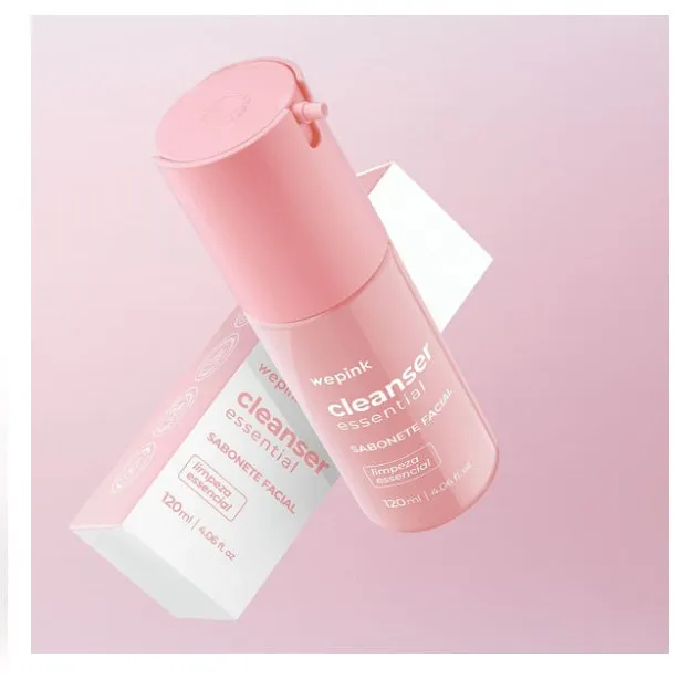 Cleanser Essential Facial Liquid Soap Skin Care Beauty 120ml - We Pink