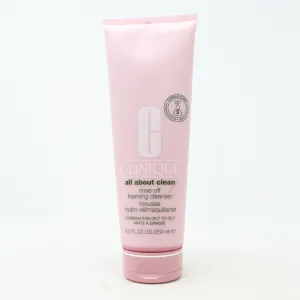Clinique All About Clean Rinse-Off Foaming Cleanser Mousse  8.5oz/250ml New