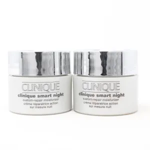 Clinique Clinique Smart Night Custom-Repair Moisturizer (Pack Of 2) 0.5oz  New