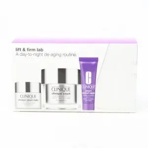Clinique Lift & Firm Lab 3-Pcs Skin Care Set  / New With Box