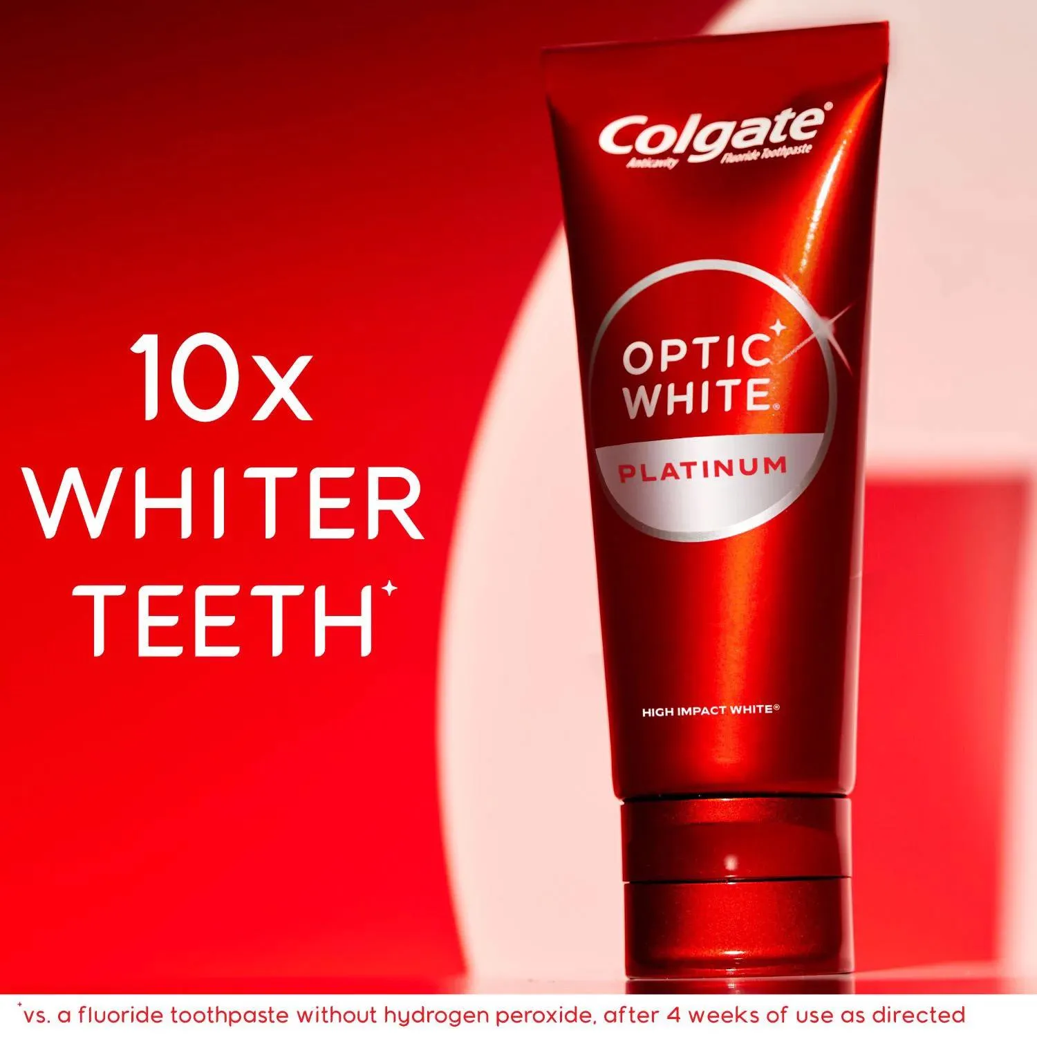 Colgate Optic White Platinum Teeth Whitening Toothpaste, 4.1 oz., 4 pk.