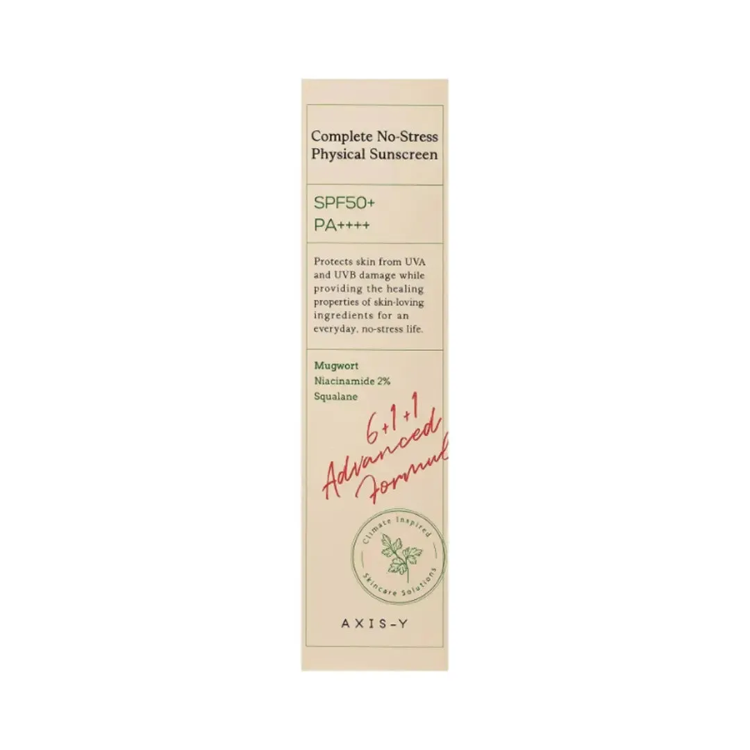 Complete No-Stress Physical Sunscreen SPF 50 