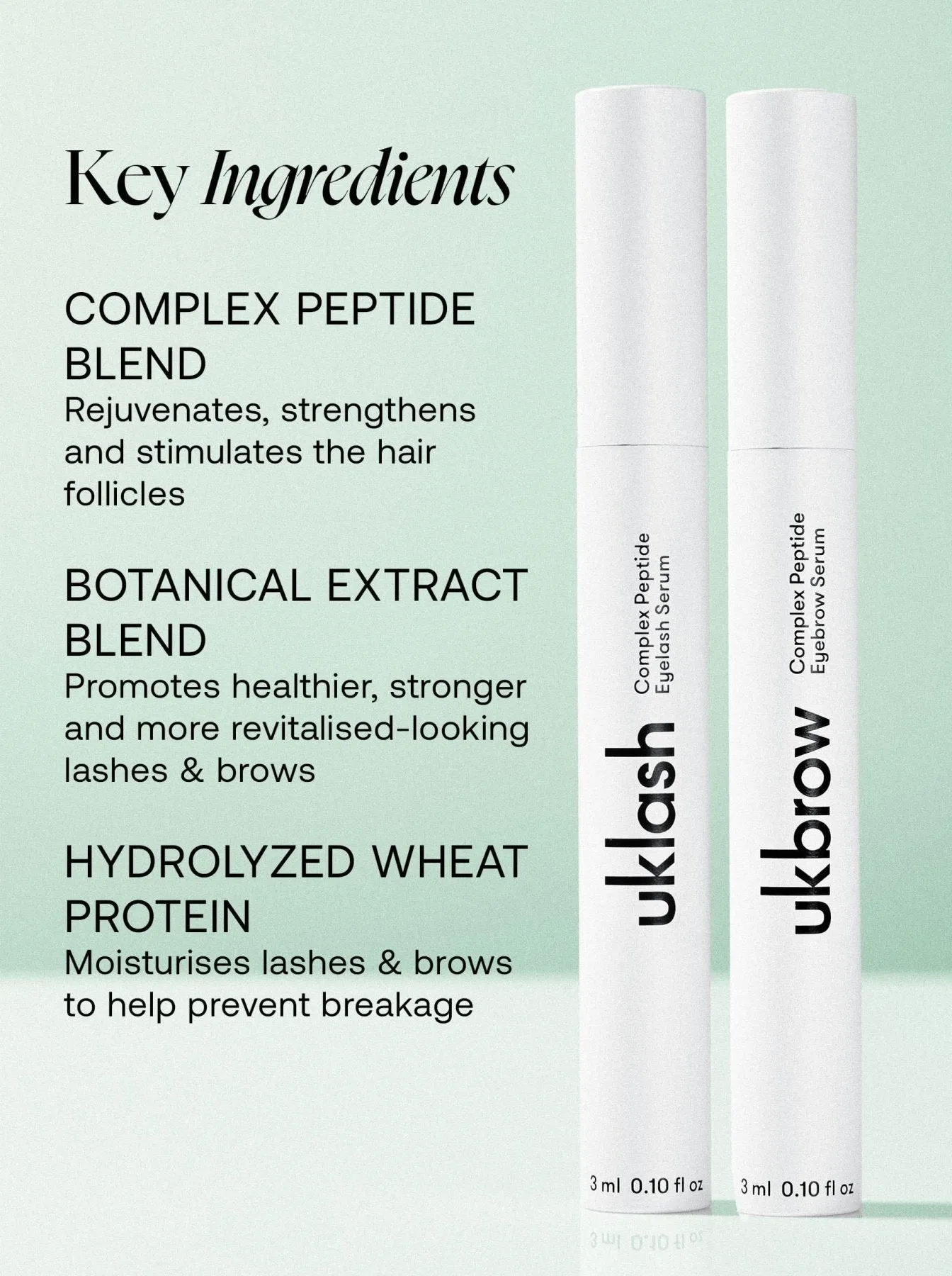 Complex Peptide Eyelash Serum   Eyebrow Serum Set