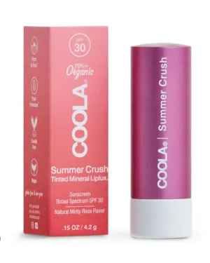 COOLA Mineral Liplux Tinted Lip Balm Sunscreen SPF30