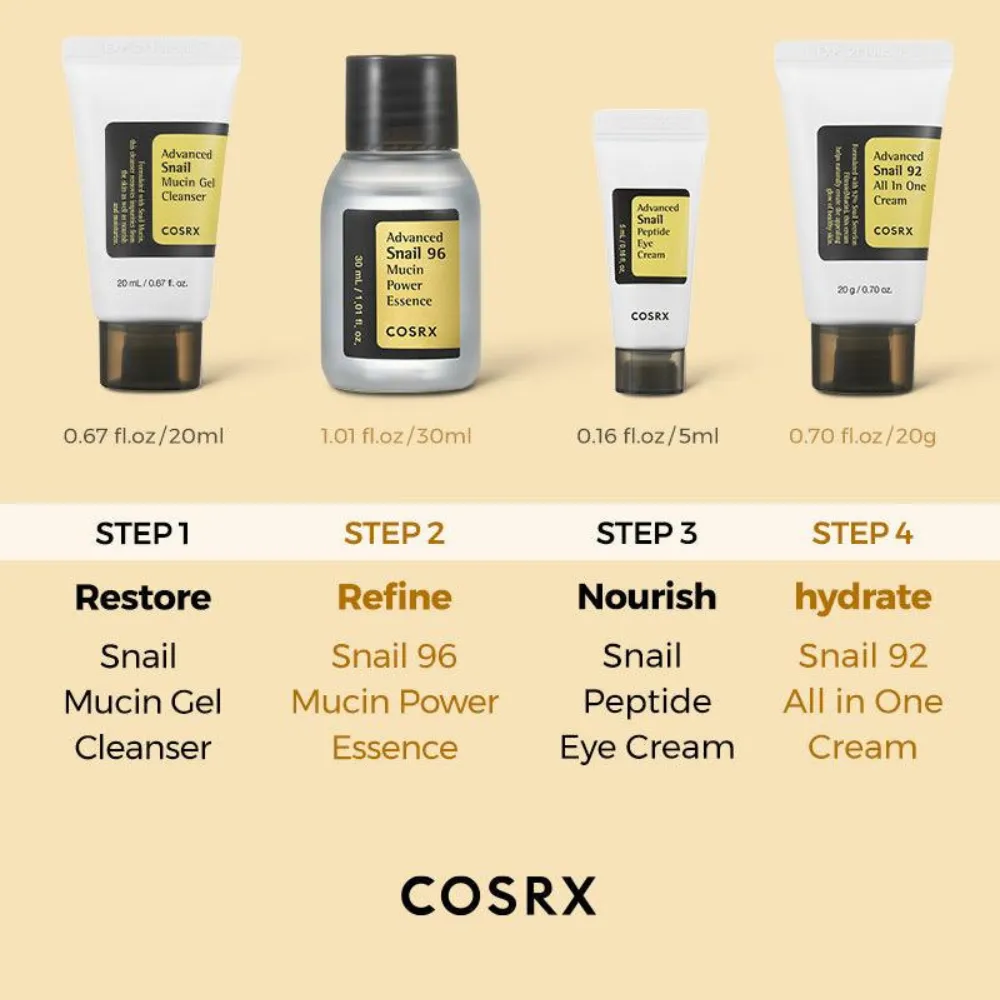 COSRX All About Snail Kit 4-Step