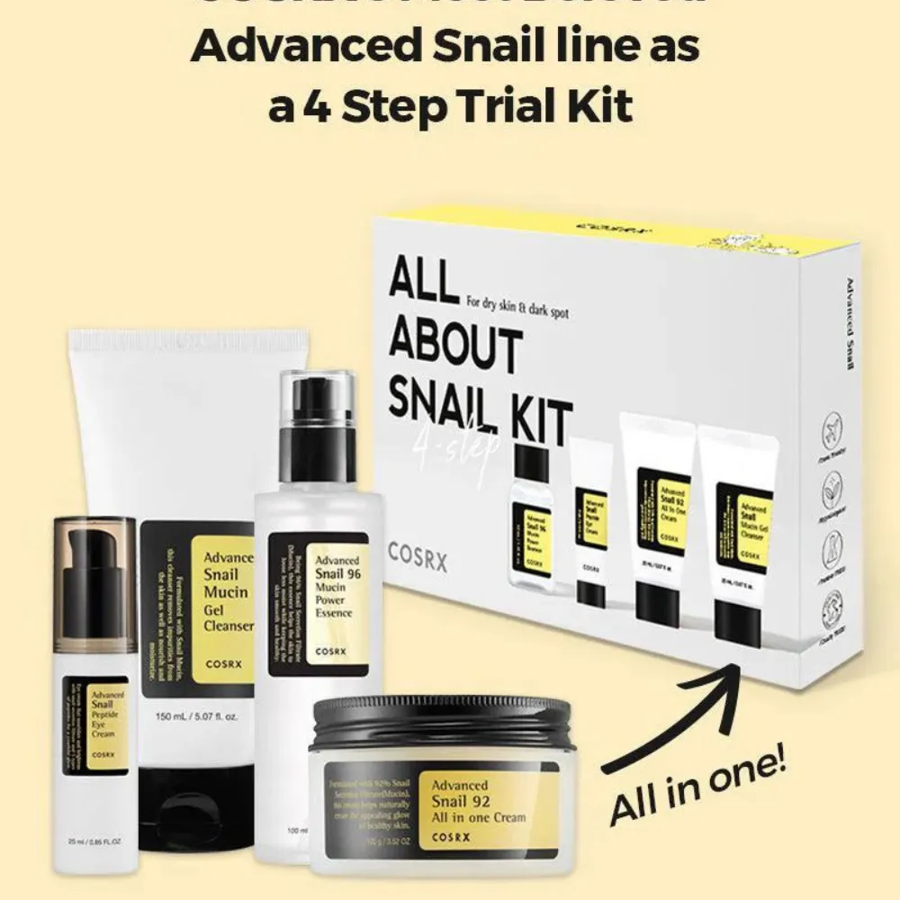 COSRX All About Snail Kit 4-Step