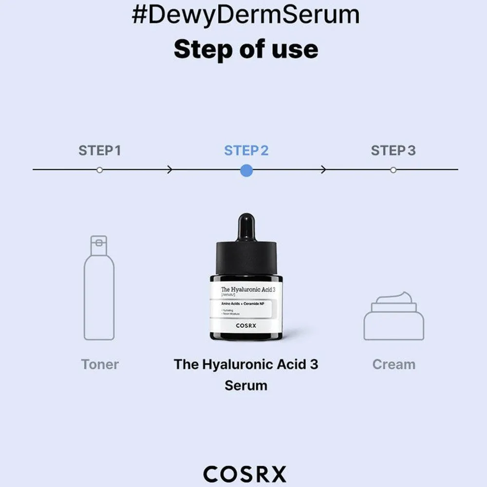 COSRX The Hyaluronic Acid 3 (20ml / 0.67 fl. oz)