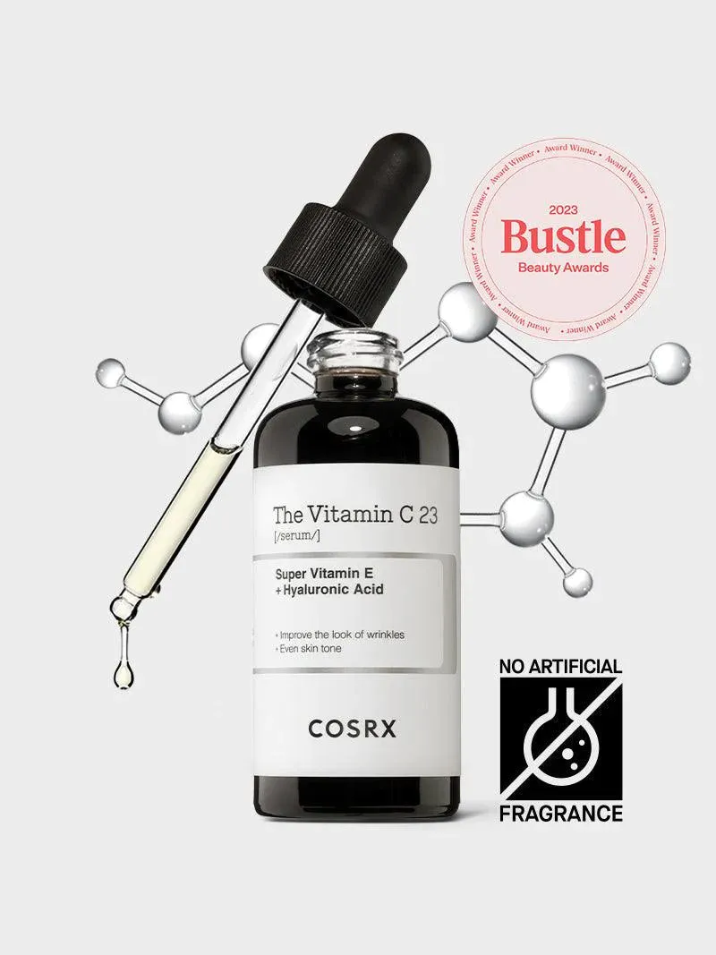 COSRX The Vitamin C 23 Serum Super Vitamin E   Hyaluronic Acid  سيروم فيتامين سي واي والهايلرونك اسد من كوزركس