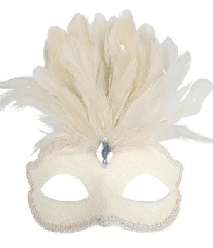 Cream Daniella Masquerade Mask