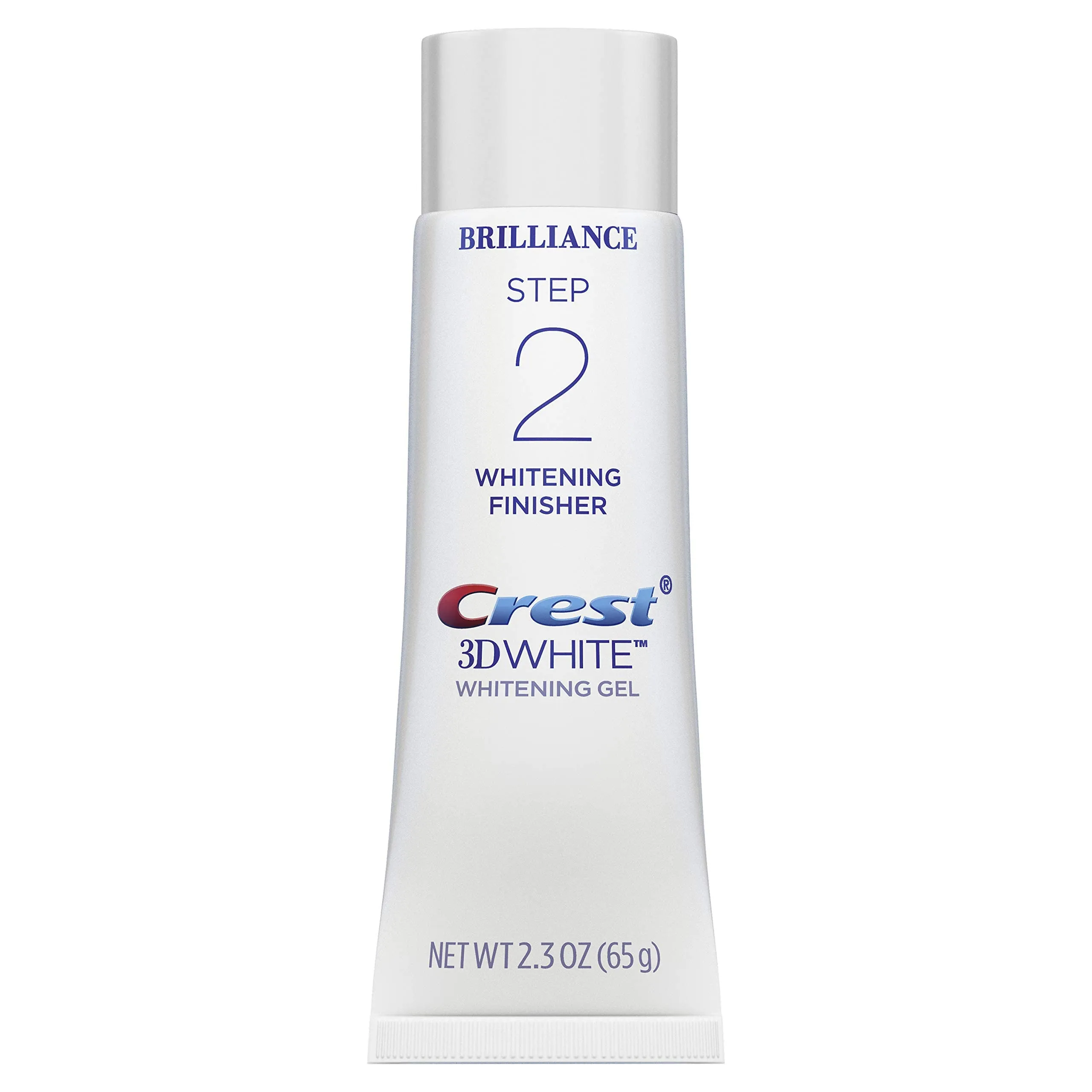 Crest 3D White Brilliance 2 Step Kit, Crest 3D White Toothpaste, Deep Clean Toothpaste (4oz)   Teeth Whitening Gel (2.3oz)