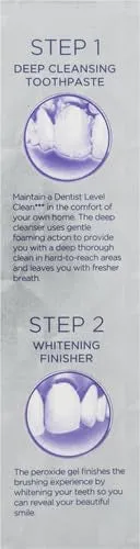 Crest 3D White Brilliance 2 Step Kit, Crest 3D White Toothpaste, Deep Clean Toothpaste (4oz)   Teeth Whitening Gel (2.3oz)