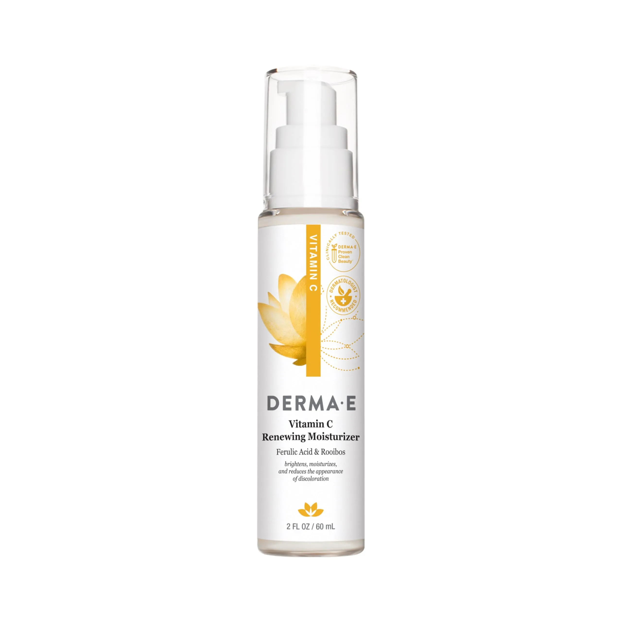 DERMA E Vitamin C Renewing Moisturizer 2 oz   Overnight Peel – Alpha Hydroxy Acid Face Mask for Acne Scars 2 fl oz