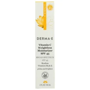 DERMA E - Vitamin C Weightless Moisturizer (SPF 45), 2 fl oz