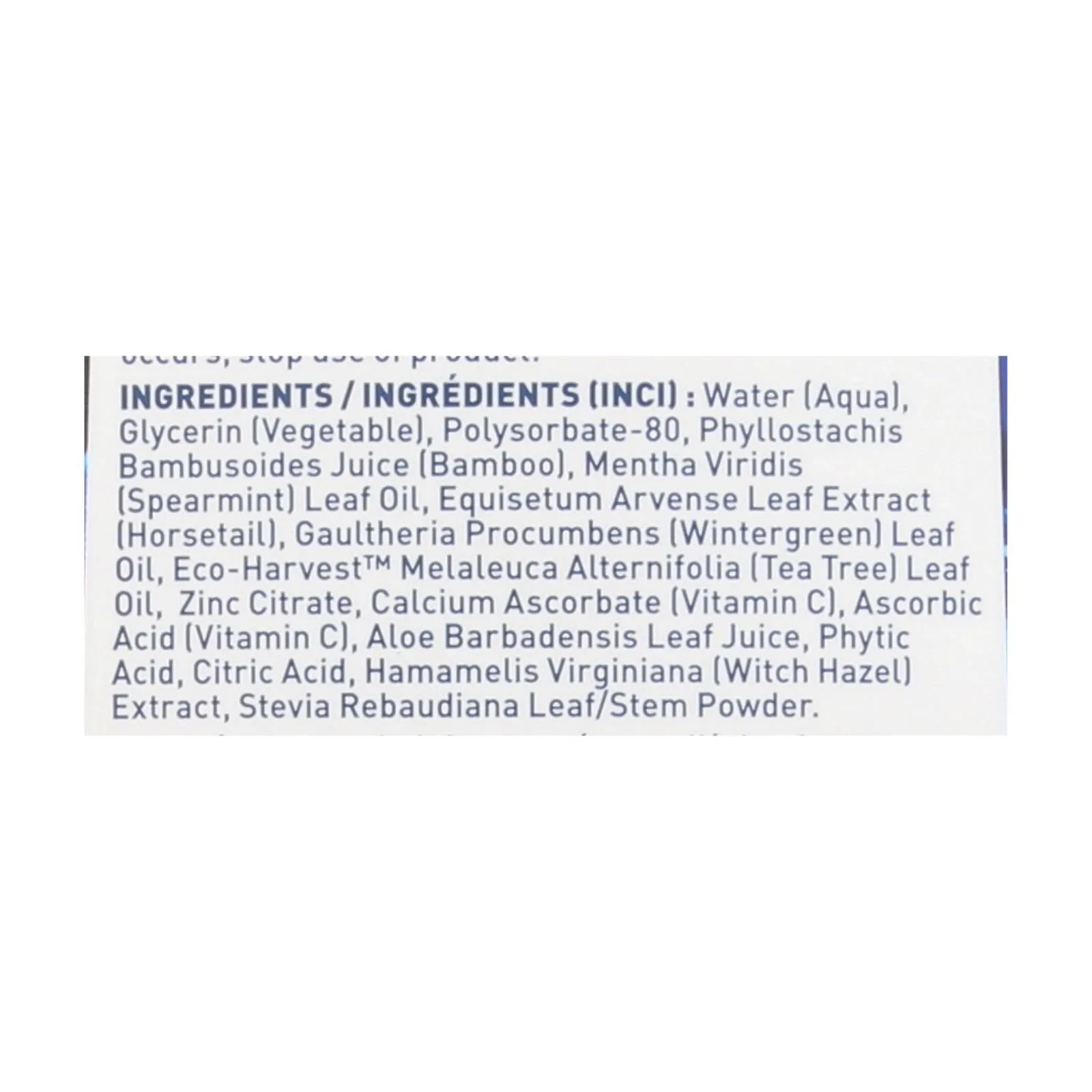 Desert Essence Tea Tree Whitening Mint Mouthwash (16 Fl Oz)