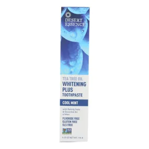 Desert Essence Tea Tree Whitening Mint Toothpaste (6.25 Oz.)