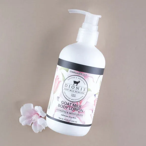 Dionis Stargazer Lily Goat Milk Body Lotion (8.5 oz)