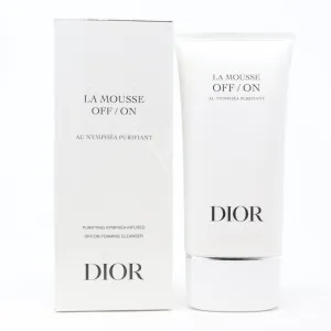 Dior La Mousse Off / On Foaming Cleanser  5oz/150ml New With Box