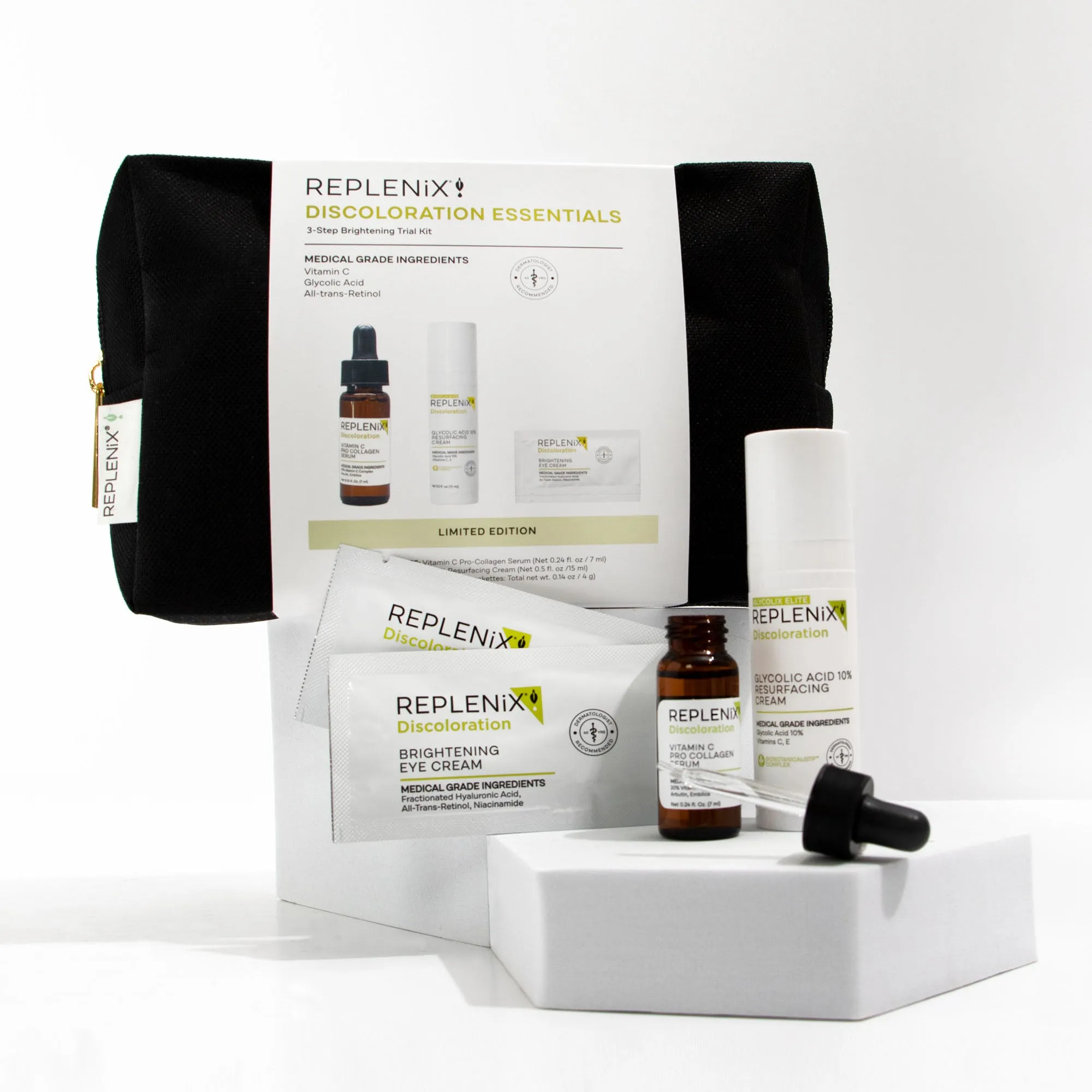 Discoloration Essentials 3 Step Brightening Trial Kit