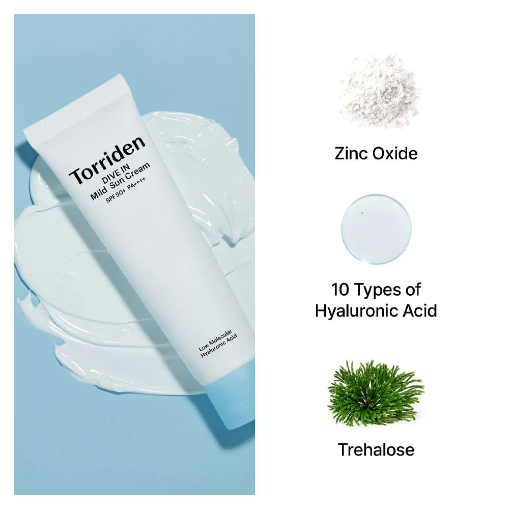 Dive-In Mild Suncream SPF50  PA    
