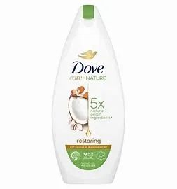 DOVE CareByNat Restoring Coconut & Almond Shower Gel 225ml
