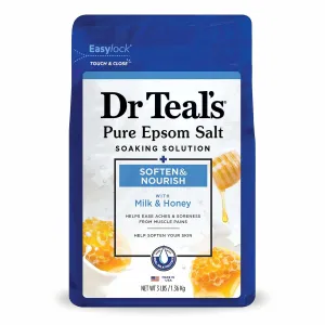 Dr. Teal's Epsom Salt Soak Soften & Nourish with Milk & Honey - 3 Lbs