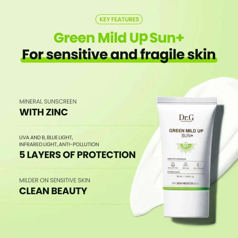 DR.G Green Mild Up Sunscreen 50ml SPF50  PA     (NPN 80124417)