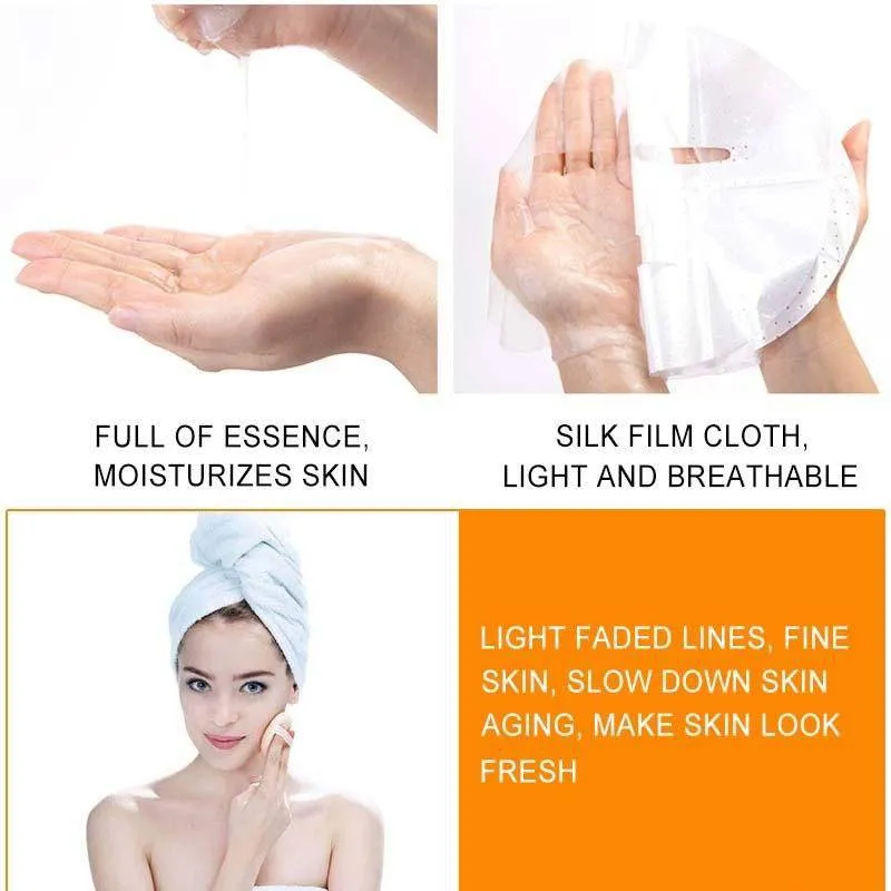 DR.RASHEL 5 PC VC & Niacinamide brightening essence sheet mask DRL-1489