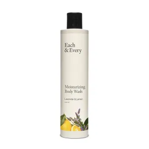 Each & Every Sensitive Skin Body Wash for Women & Men - Lavender & Lemon - Moisturizing All Natural Body Wash & Shower Gel in Recyclable Packaging - Paraben, Sulfate & Cruelty-Free (10 Fl Oz)