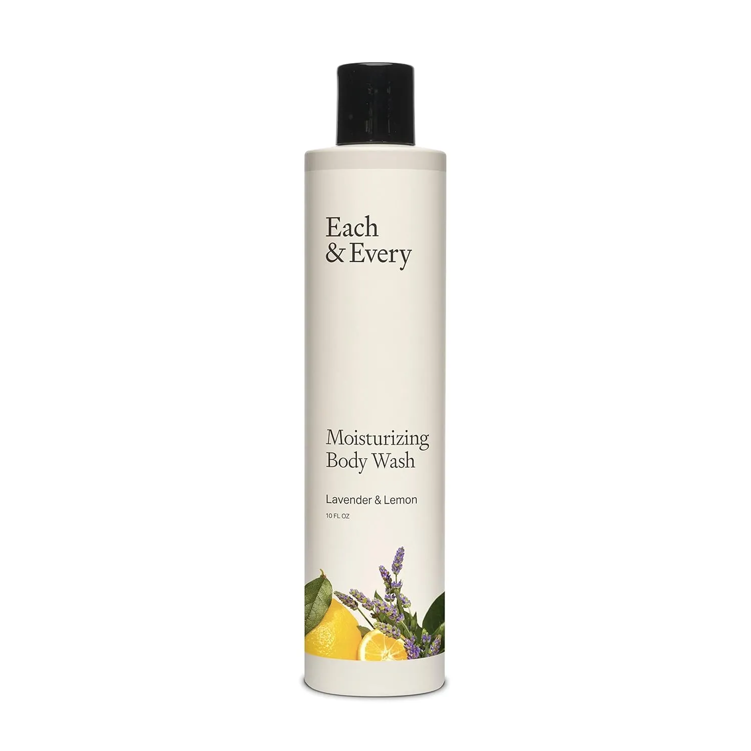 Each & Every Sensitive Skin Body Wash for Women & Men - Lavender & Lemon - Moisturizing All Natural Body Wash & Shower Gel in Recyclable Packaging - Paraben, Sulfate & Cruelty-Free (10 Fl Oz)