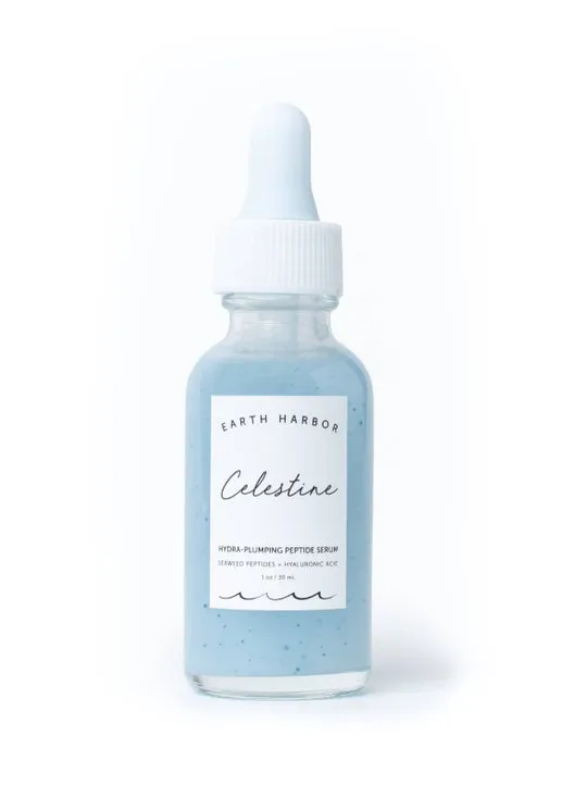 Earth Harbor Celestine Plumping Serum: Seaweed Peptides   Hyaluronic Acid