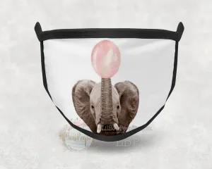 Elephant Blow Bubble Gum Printed Mask