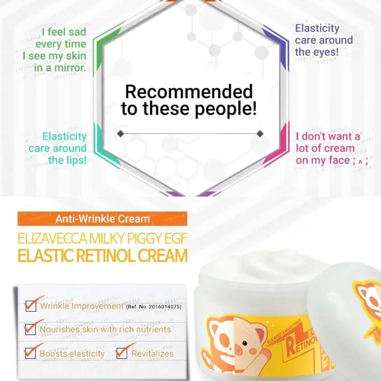 Elizavecca Milky Piggy EGF Elastic Retinol Cream 100ml