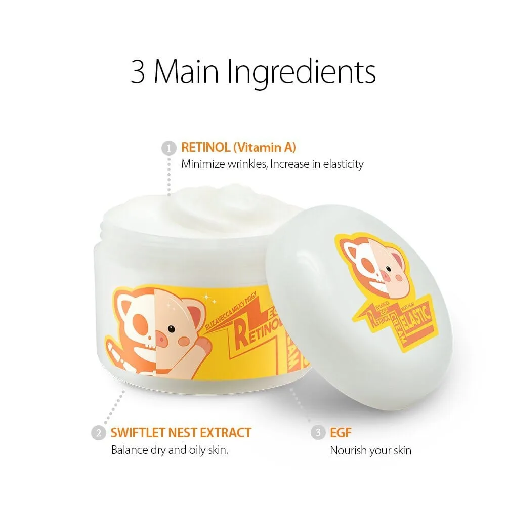 Elizavecca Milky Piggy EGF Elastic Retinol Cream 100ml