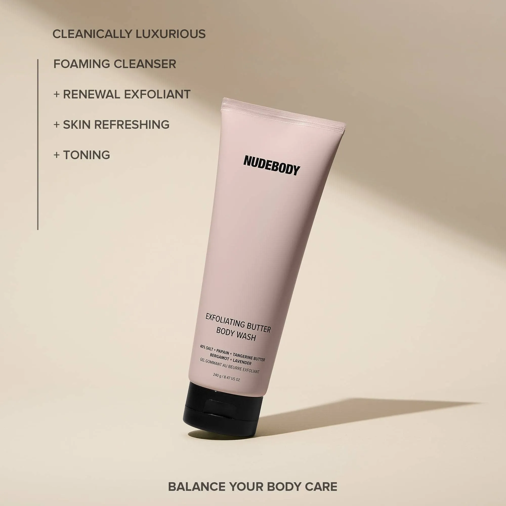 EXFOLIATING BUTTER BODY WASH