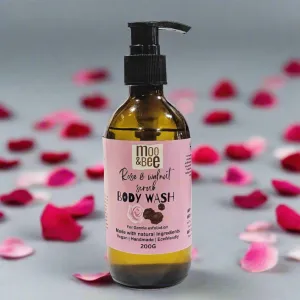 Exfoliating Rose & Walnut Scrub Body Wash