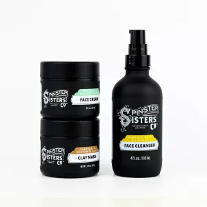 Face Cleanser   Face Cream   Clay Mask Bundle