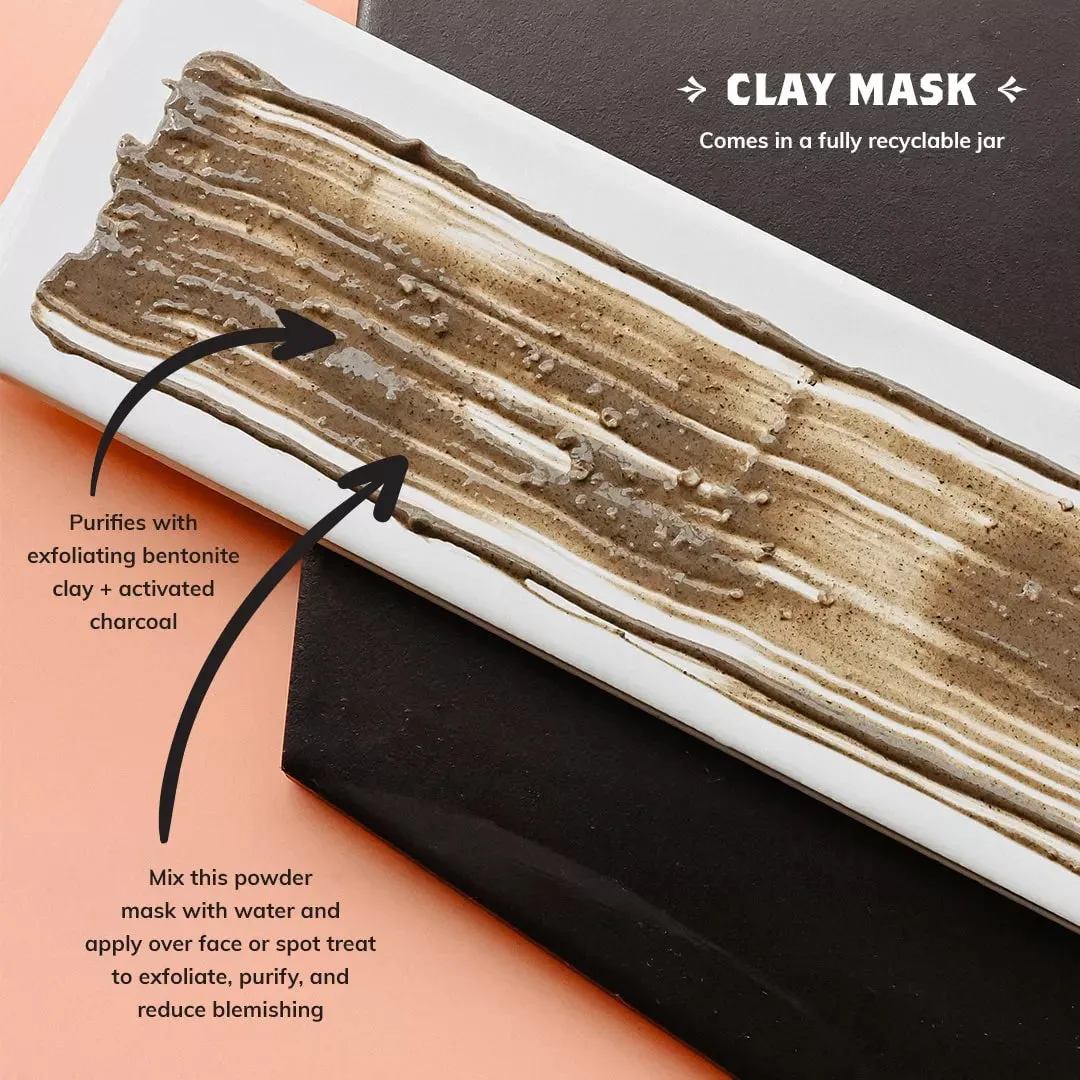 Face Cleanser   Face Cream   Clay Mask Bundle