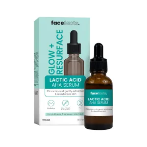 FACE FACTS GLOW   RESURFACE LACTIC ACID AHA SERUM