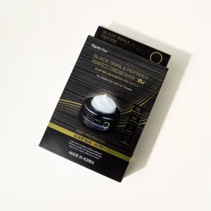 Farmstay Black Snail & Peptide 9 Perfect Cream Mask (10sheets)