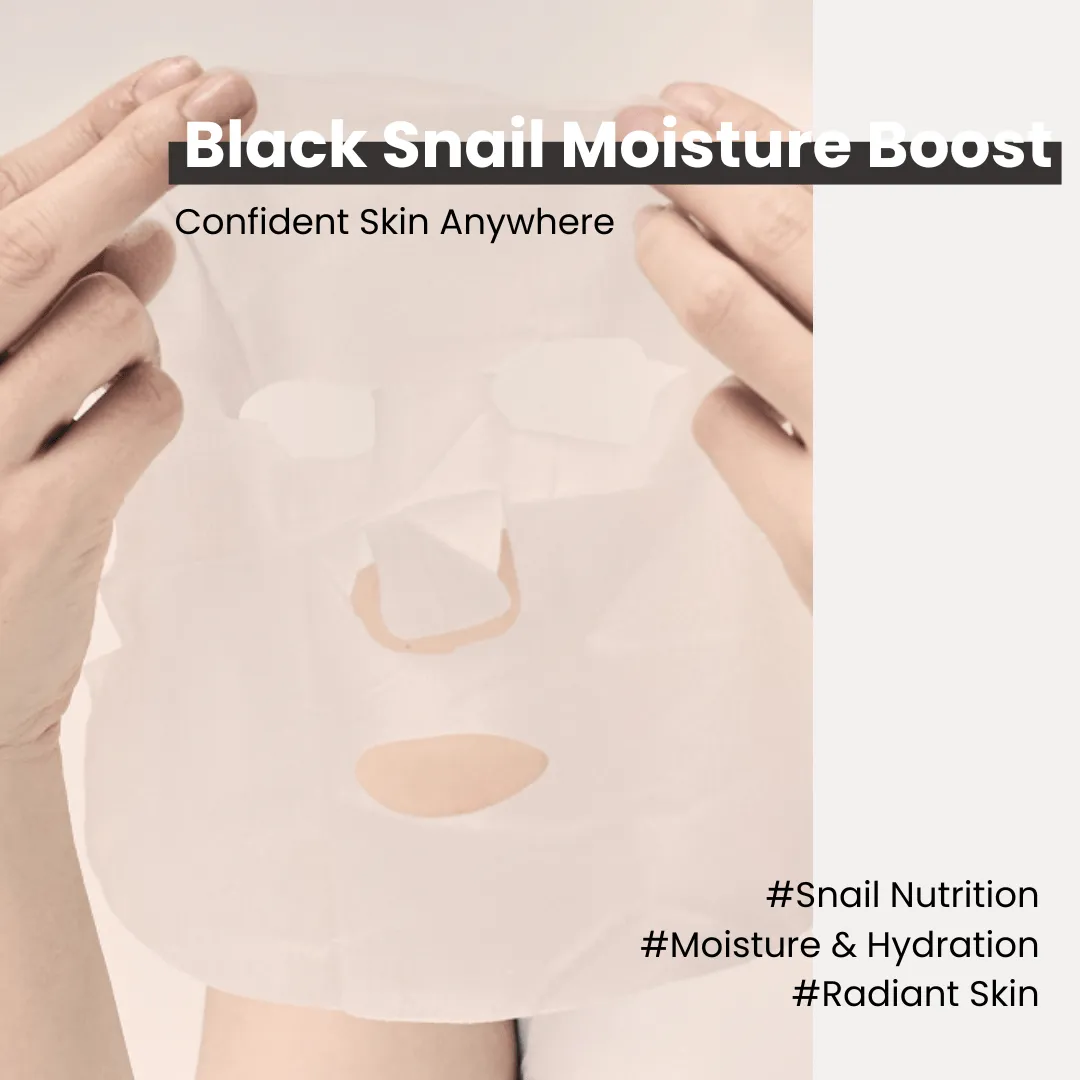 Farmstay Black Snail & Peptide 9 Perfect Cream Mask (10sheets)