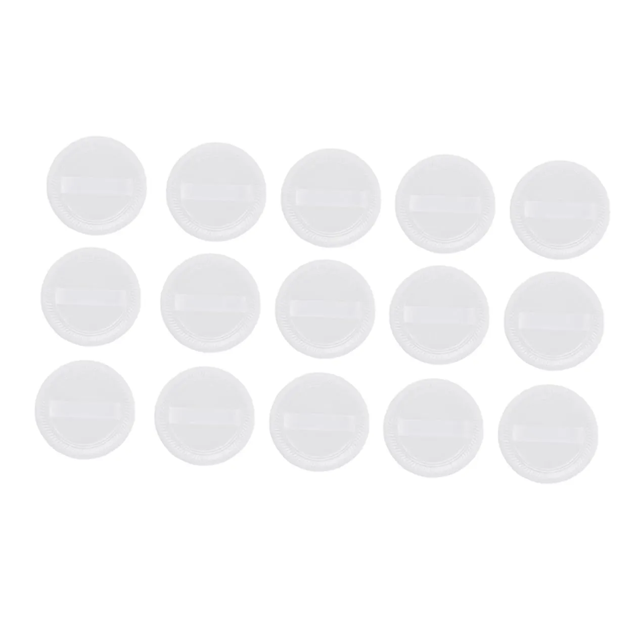 Foundation Applicator Makeup Puff Blurring Setting Powder Rounded Cosmetics Puff 15pcs Set Soft and Fluffy Daily Use Makeup Tool