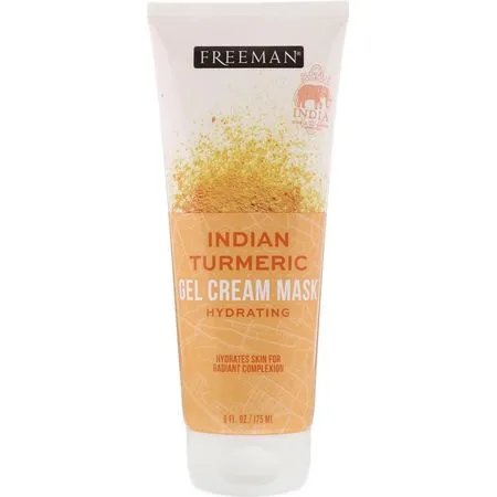 Freeman Beauty Indian Turmeric Gel Cream Beauty Mask, 6 fl oz (175 ml)