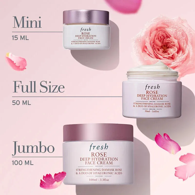 Fresh Rose & Hyaluronic Acid Deep Hydration Moisturizer
