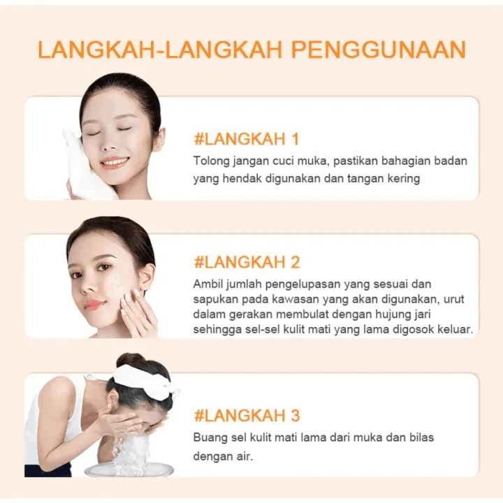 Gmeelan Orange Exfoliating Whitening Gel - 50g