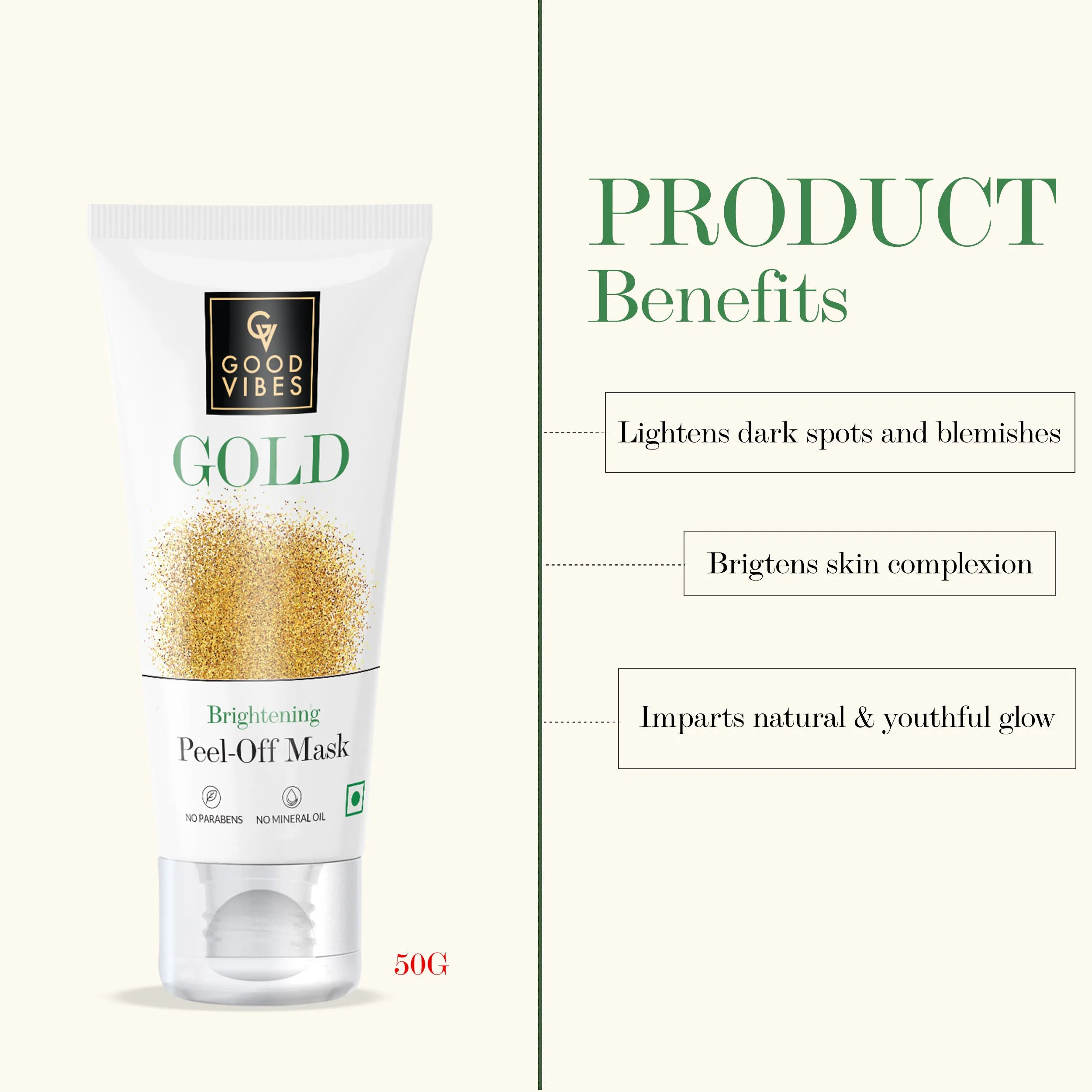 Gold Brightening Peel Off Mask