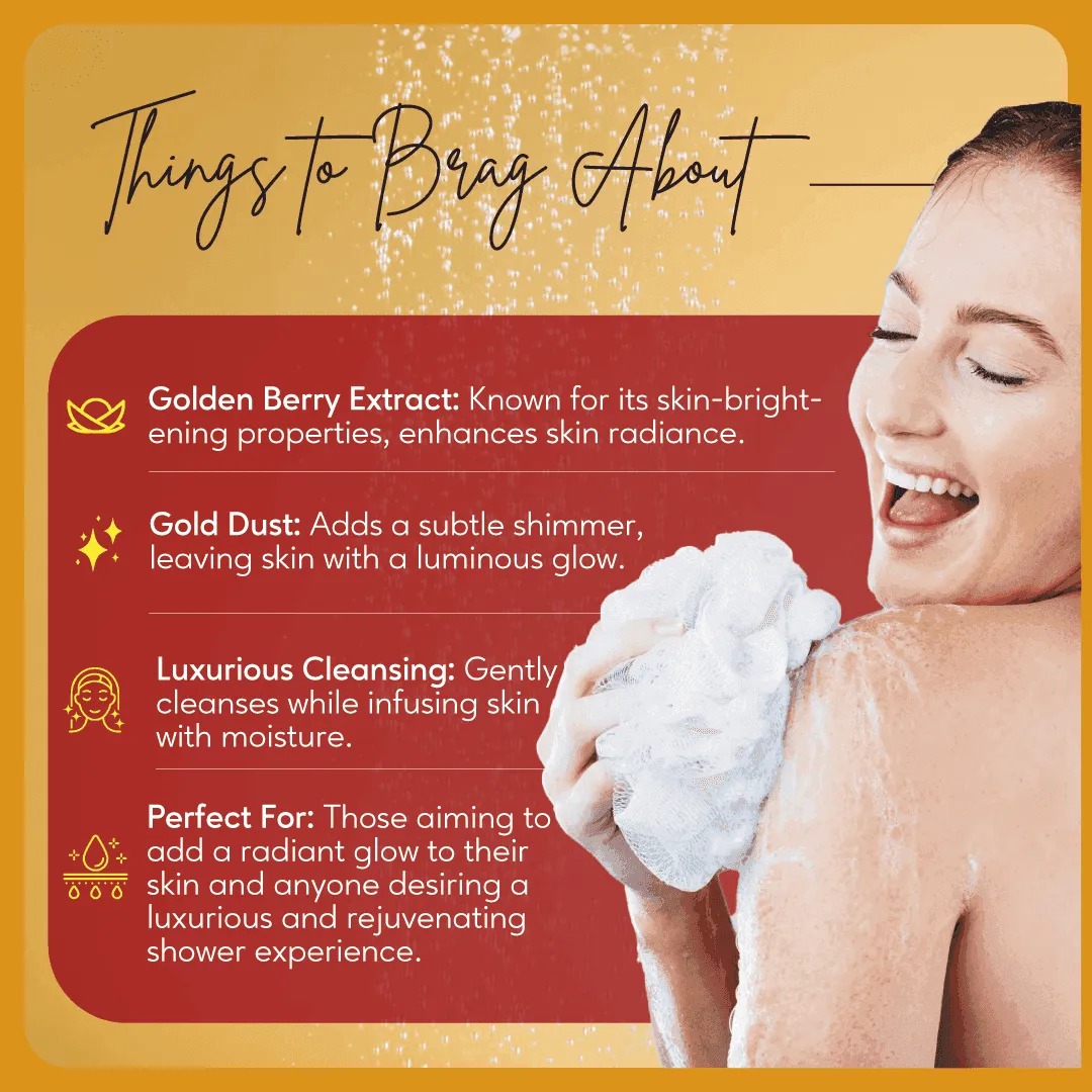 Golden Berry & Gold Dust Brightening Body Wash